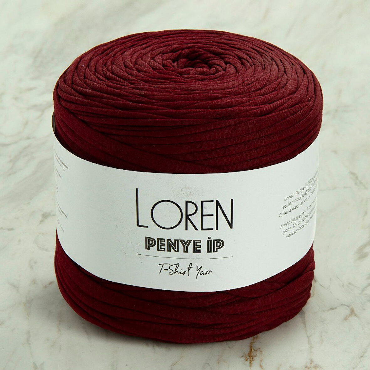 Sylar Loren Penye Kumaş El Örgü İpi Bordo - 71 - 33492