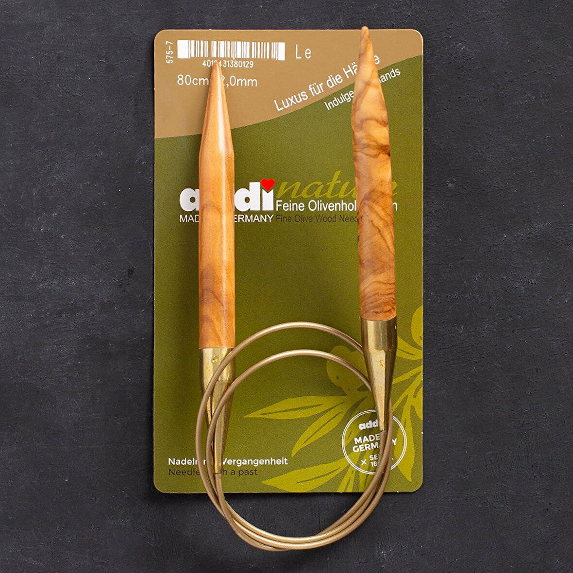 Addi Olive Wood 12 mm 80 cm Zeytin Ağacı Misinalı