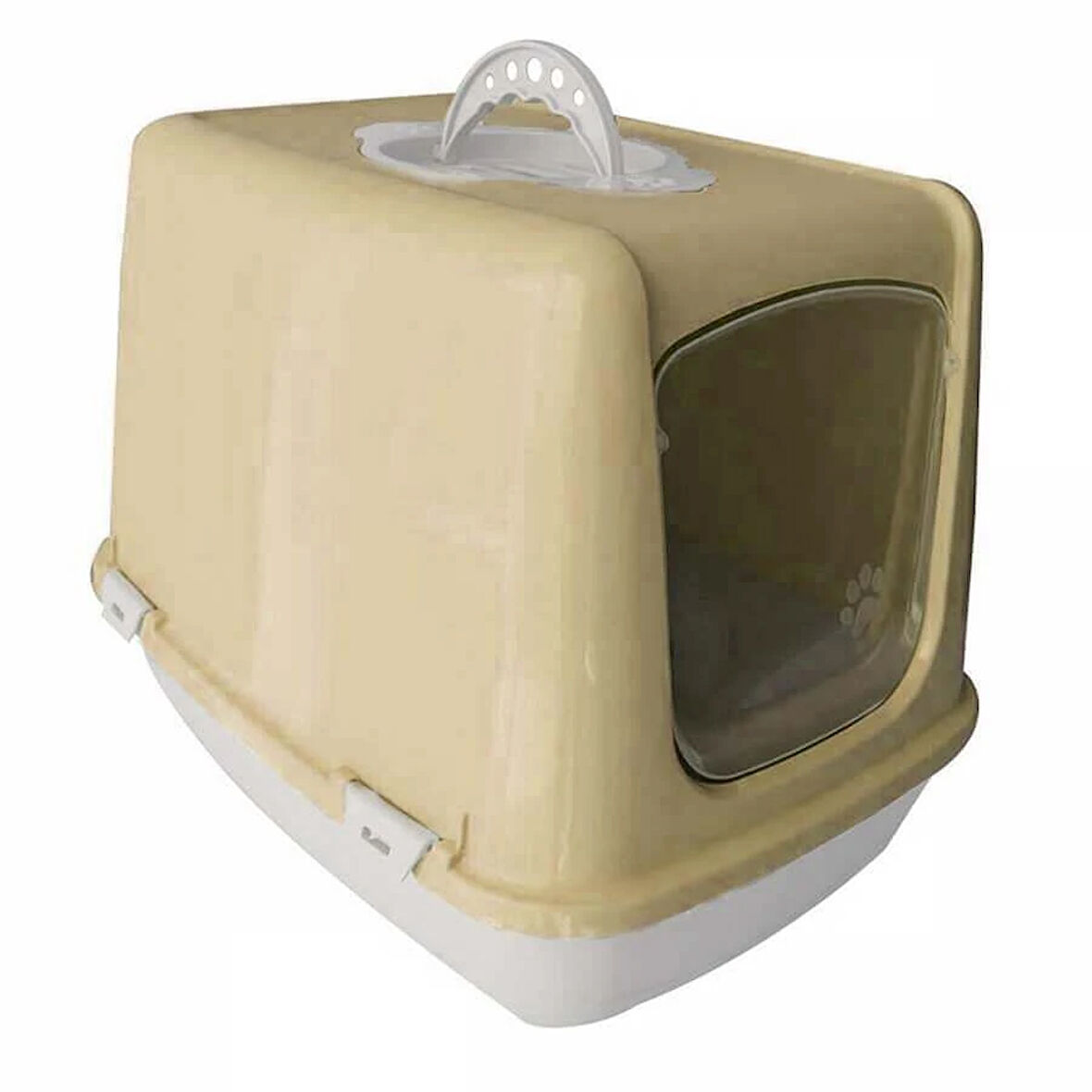 Çınar Kapalı Kedi Tuvaleti 37x50x40 cm Bej
