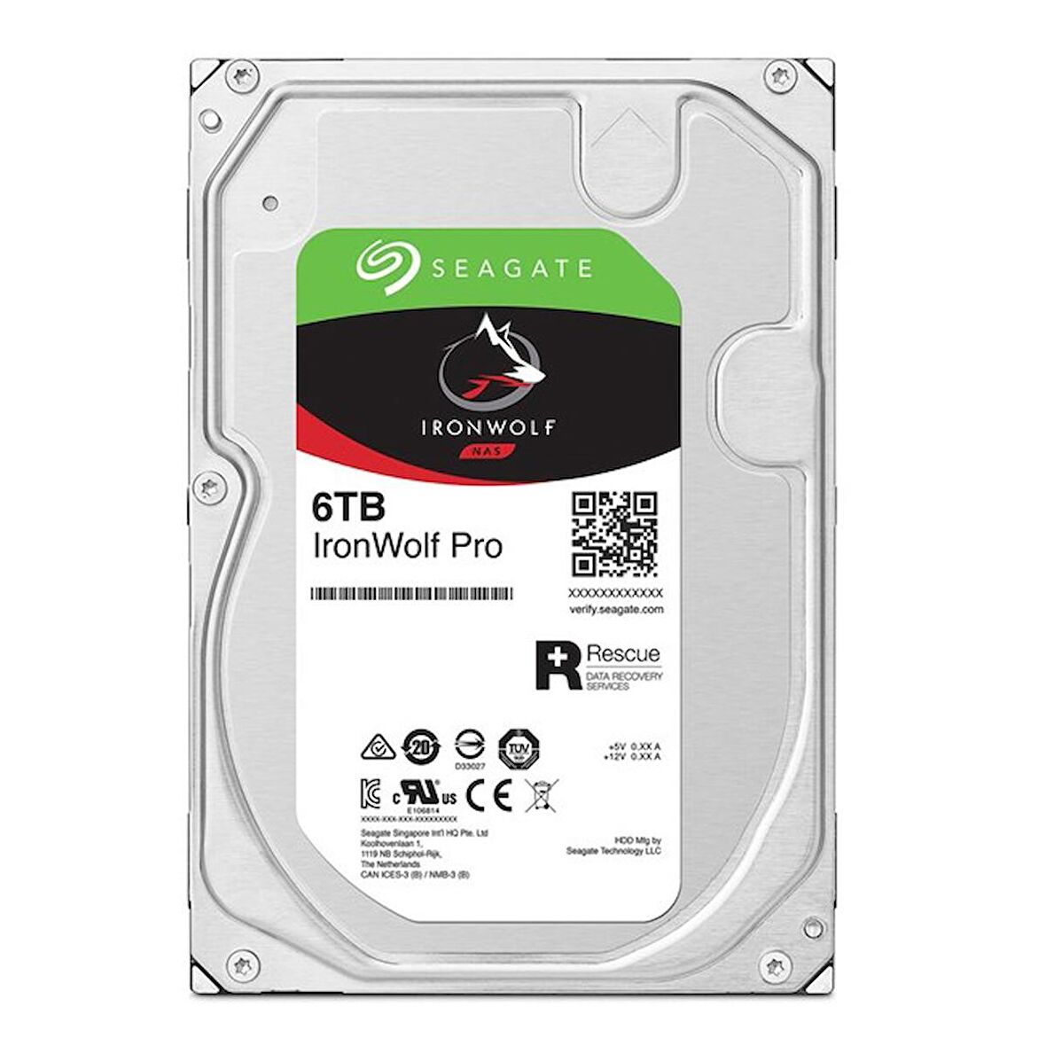 Seagate Ironwolf Pro ST6000NT001 Sata 3.0 7200 RPM 3.5 inç 6 TB Harddisk