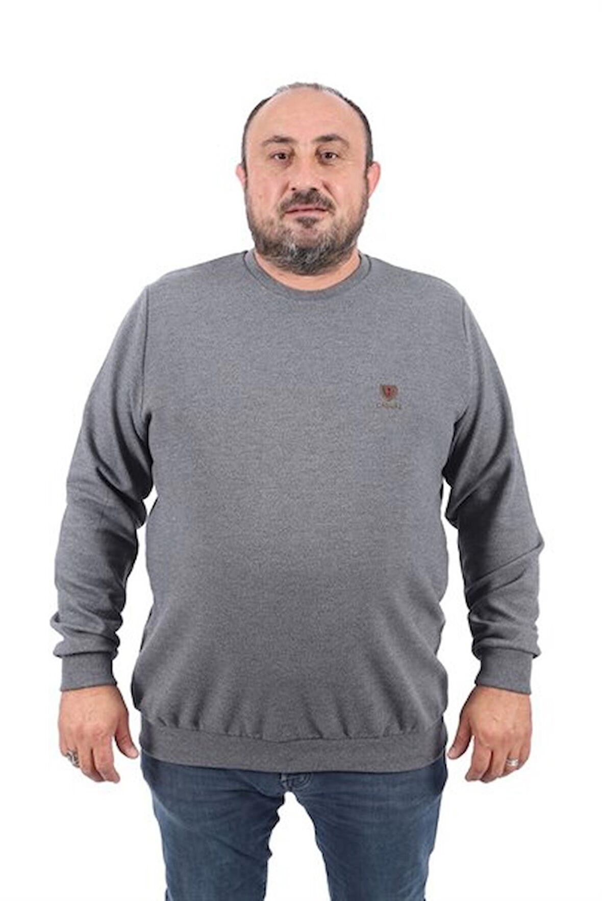 Starbattal Büyük Beden Sweatshirt Gipeli Casual 22712-2072