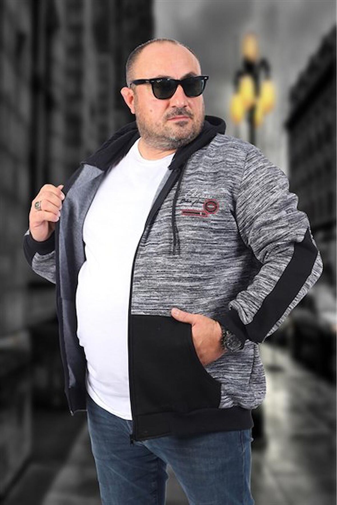 Starbattal Büyük Beden Erkek Sweat The Frontier 22726-4351