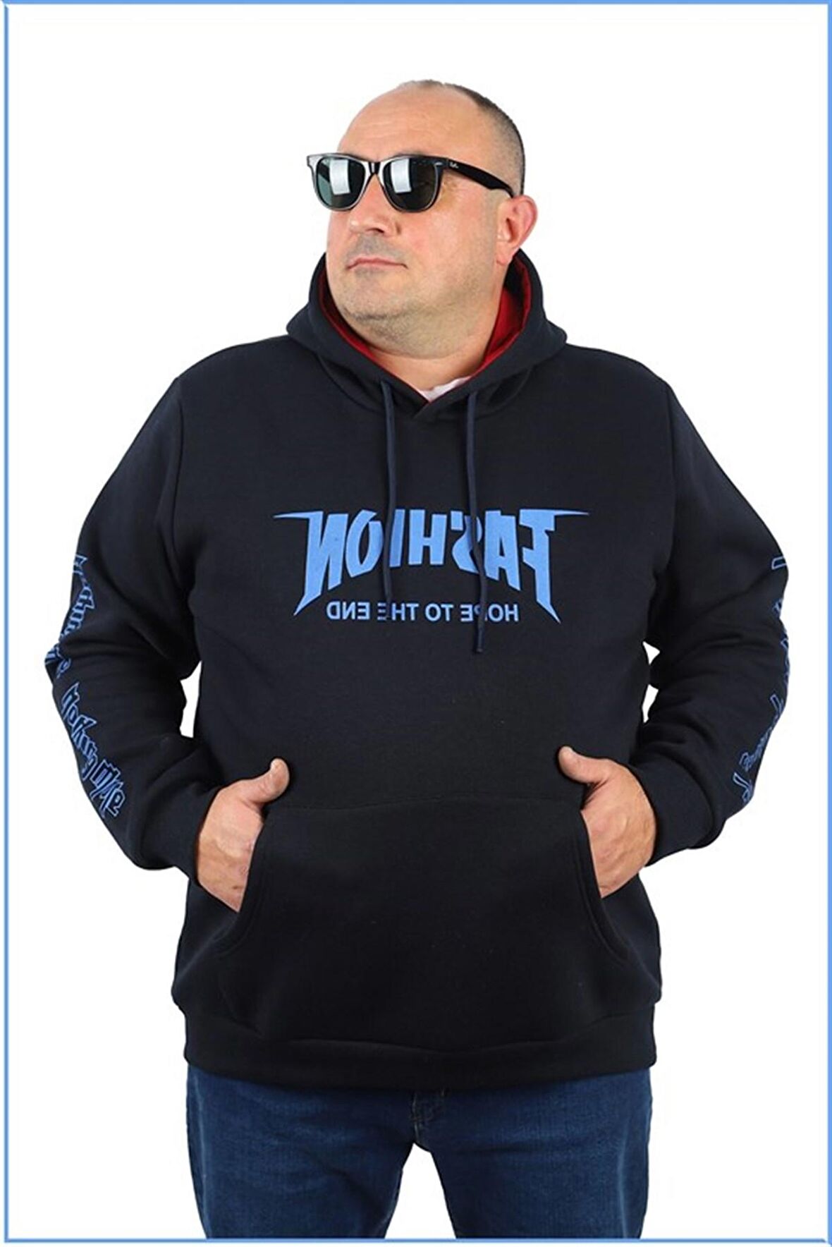 Starbattal Büyük Beden 3ip Sweat Fashion 22747 LACIVERT