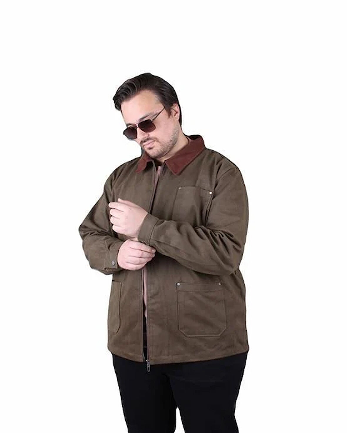 Starbattal Büyük Beden Gabardin Mont Estilismo 25900 HAKI