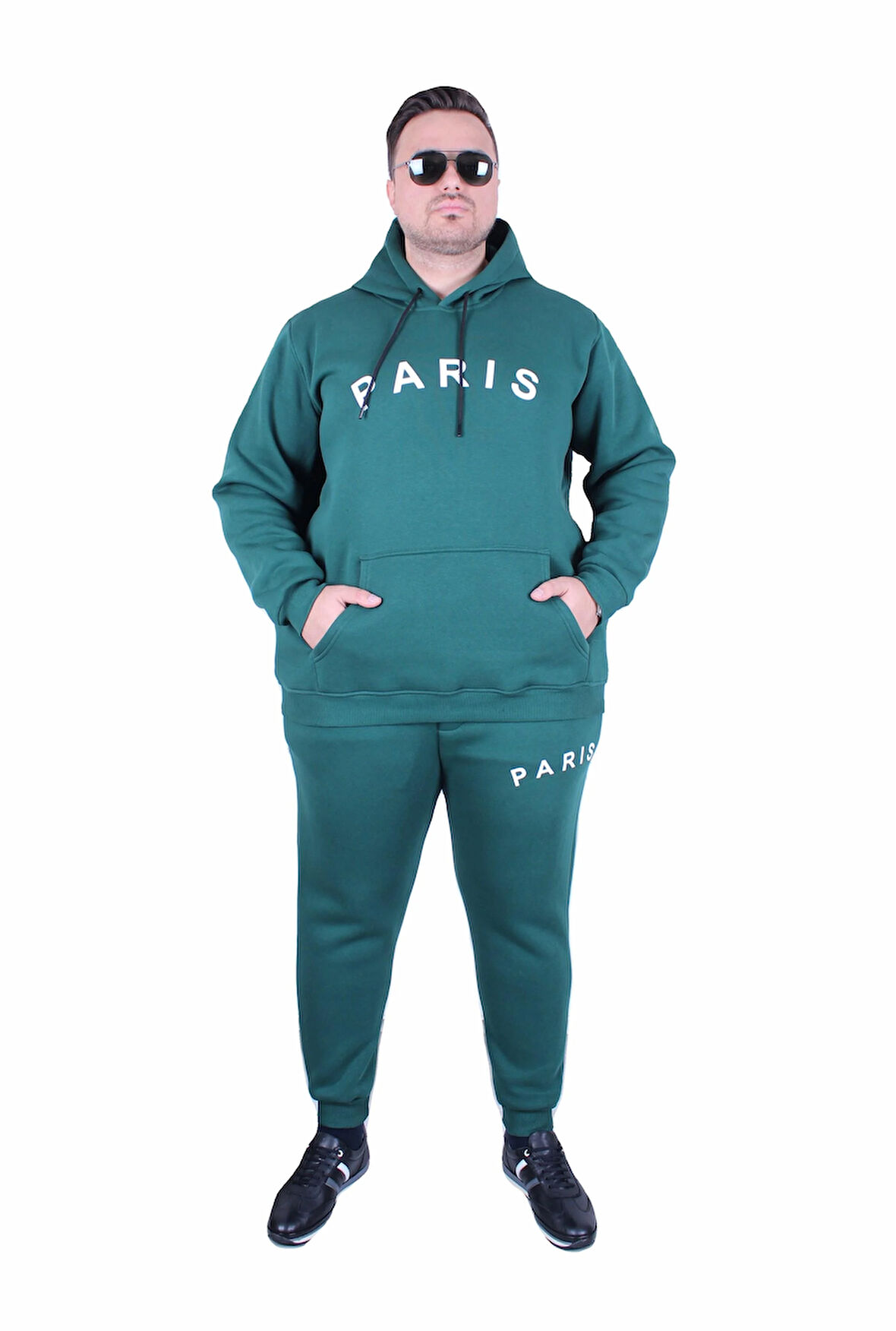 Starbattal Erkek Büyük Beden 3 İplik Eşofman Takım Paris TK25609 NEFTI