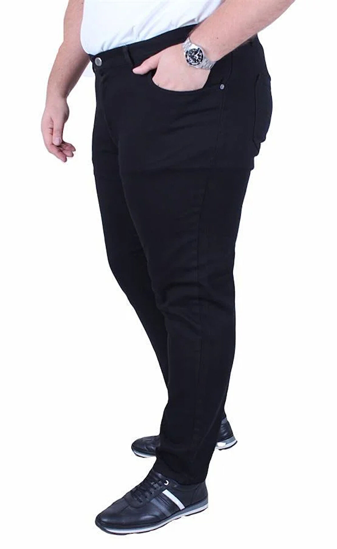 Starbattal Büyük Beden Klasik 5 Cep Gabardin Pantolon 11915 SIYAH