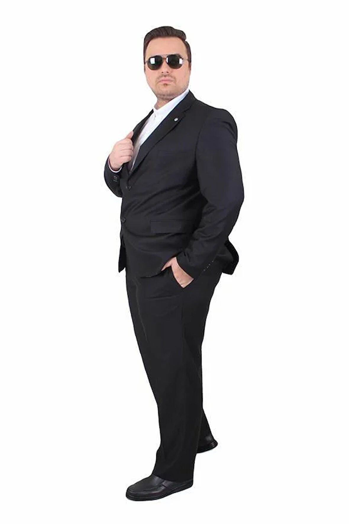 Starbattal Erkek Büyük Beden 6 Drop Takım Elbise PARIS 071010 SIYAH