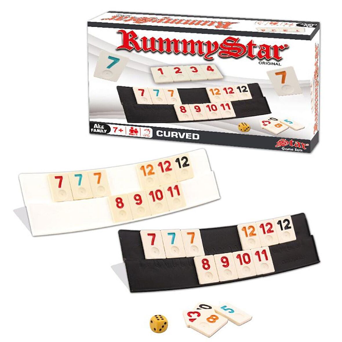 Rummy Alsepeteavm Kavisli Okey Takımı