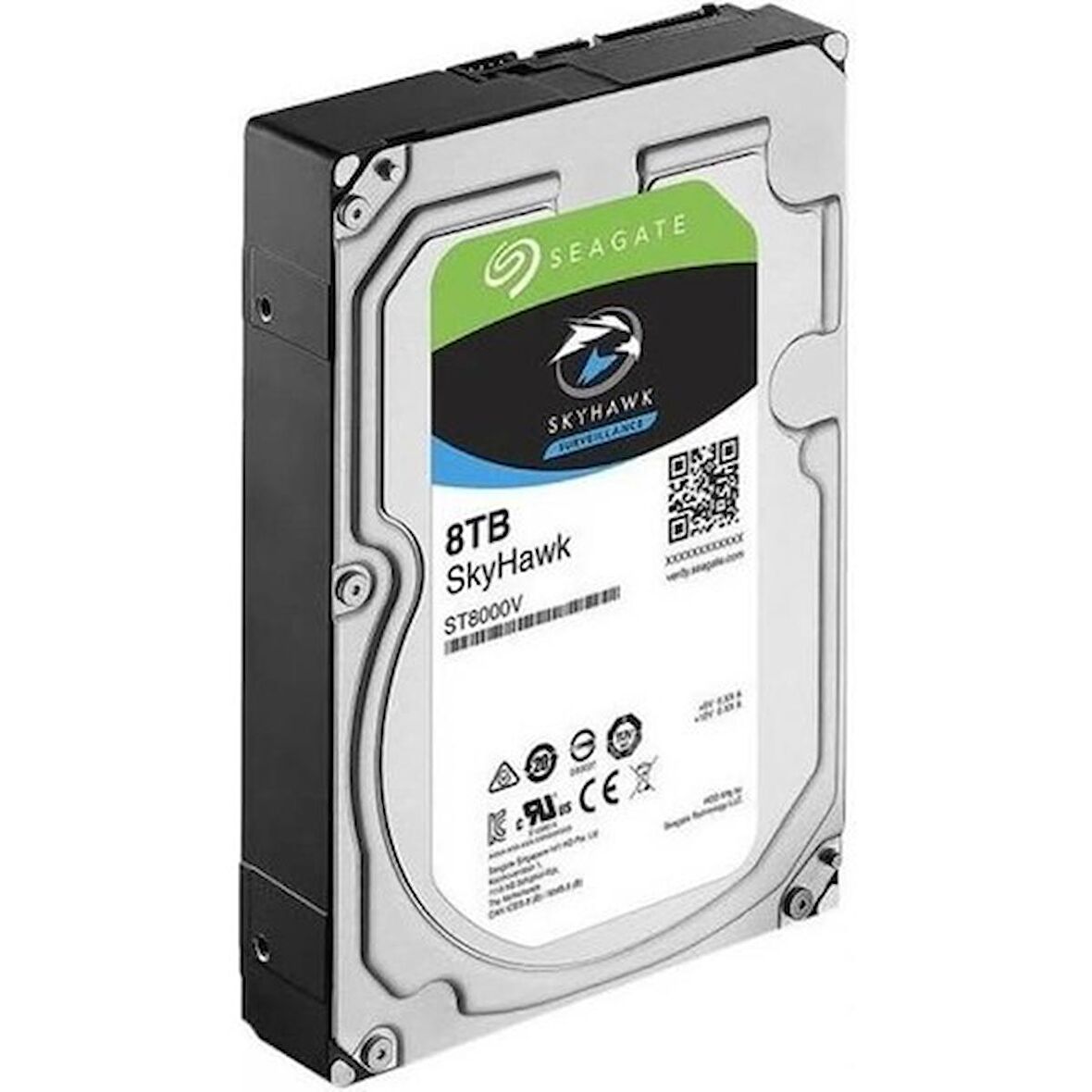 Seagate 3.5" 8 Tb Skyhawk ST8000VX009 Sata 3.0 5400 Rpm Hard Disk