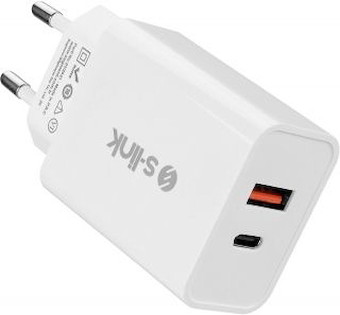 S-link SL-EC60 20W PD3.0 Ev Hızlı Şarj QC3.0 Tip-C +USB A