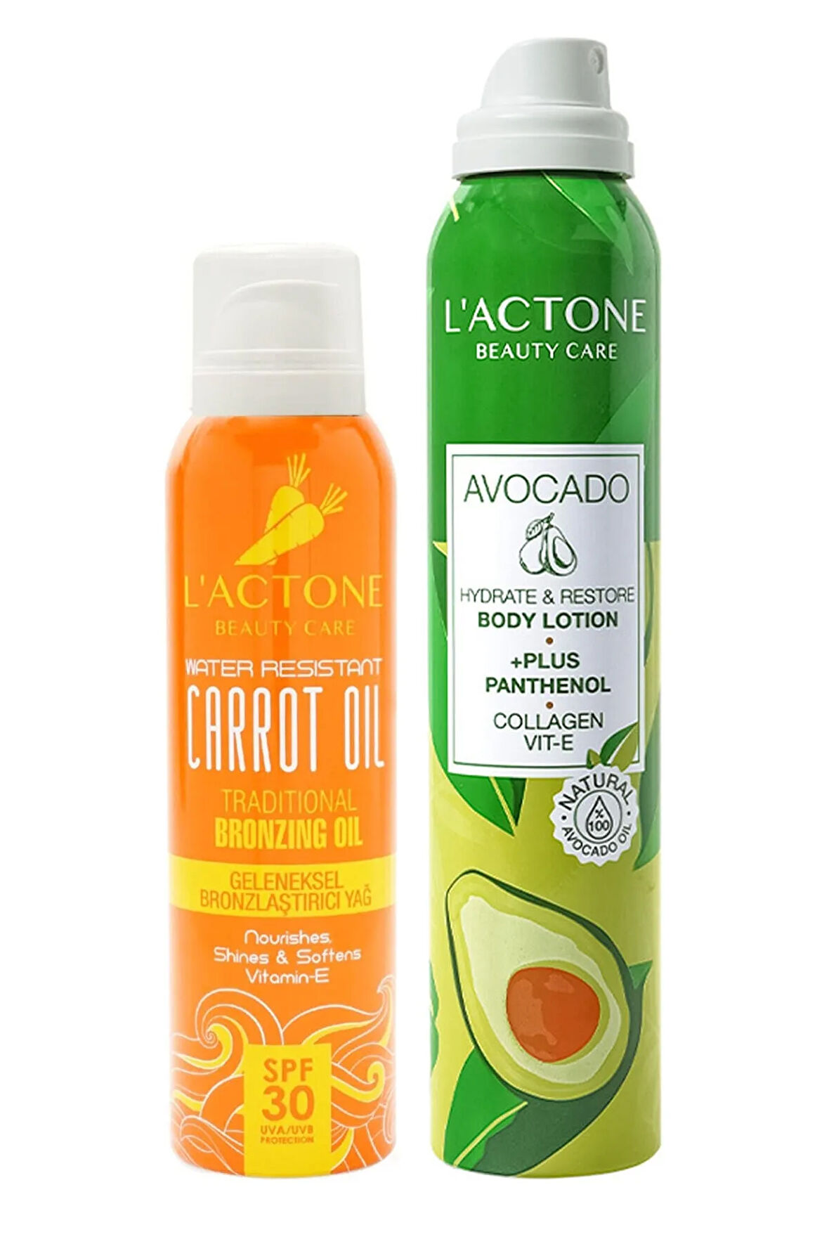 Bronzlaştırıcı Havuç + Avocado Losyon Set 30 Spf 150 Ml