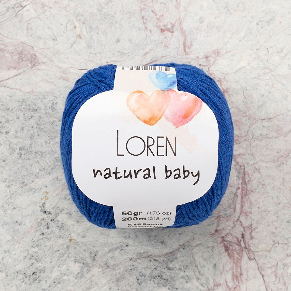 Sylar Loren Natural Baby Mavi El Örgü İpi - R025 - 33933