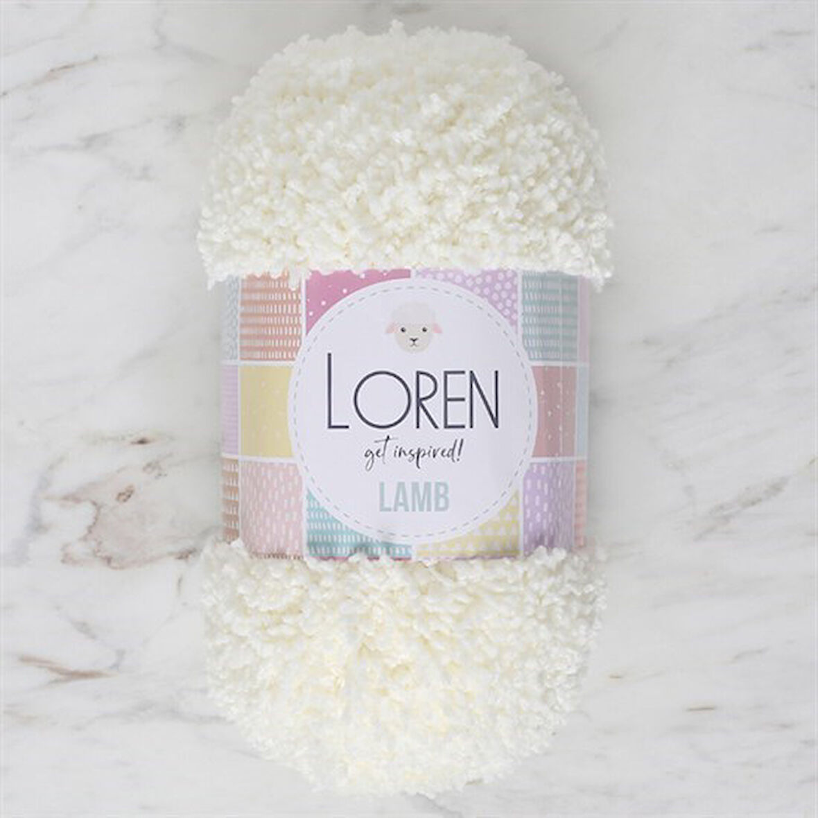 Loren Lamb Açık Krem El Örgü İpi - R019 - 34419