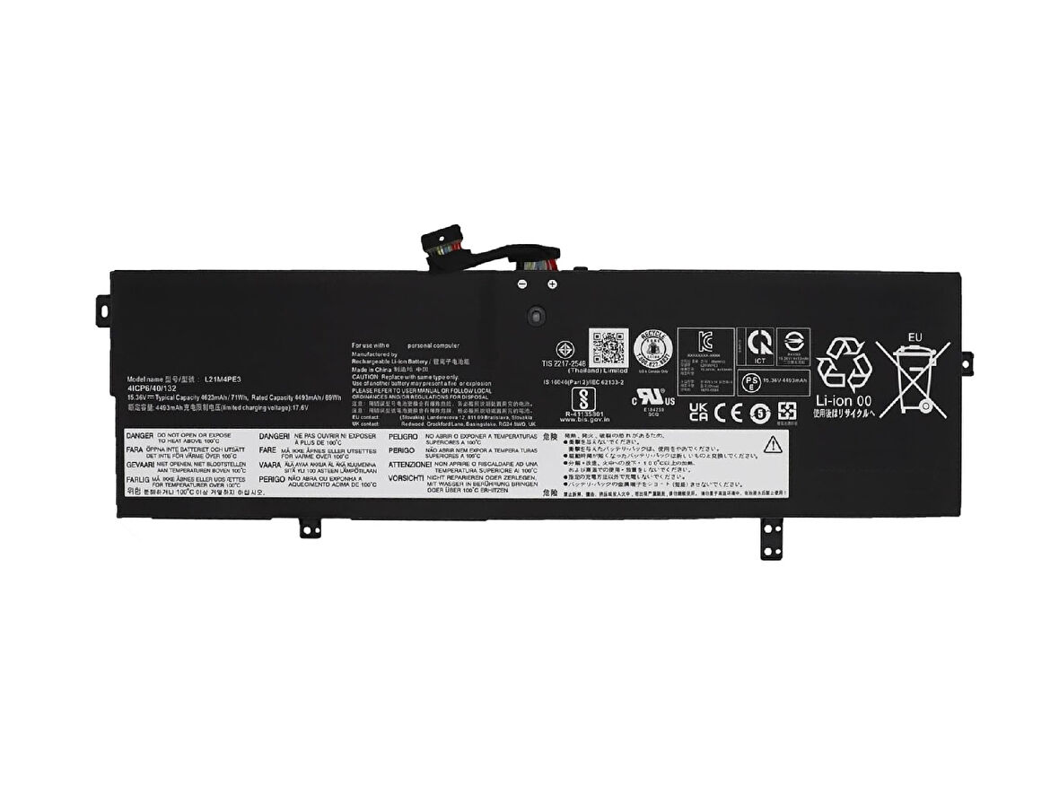RETRO Lenovo Yoga 7-14ARB7, L21M4PE3 Notebook Bataryası