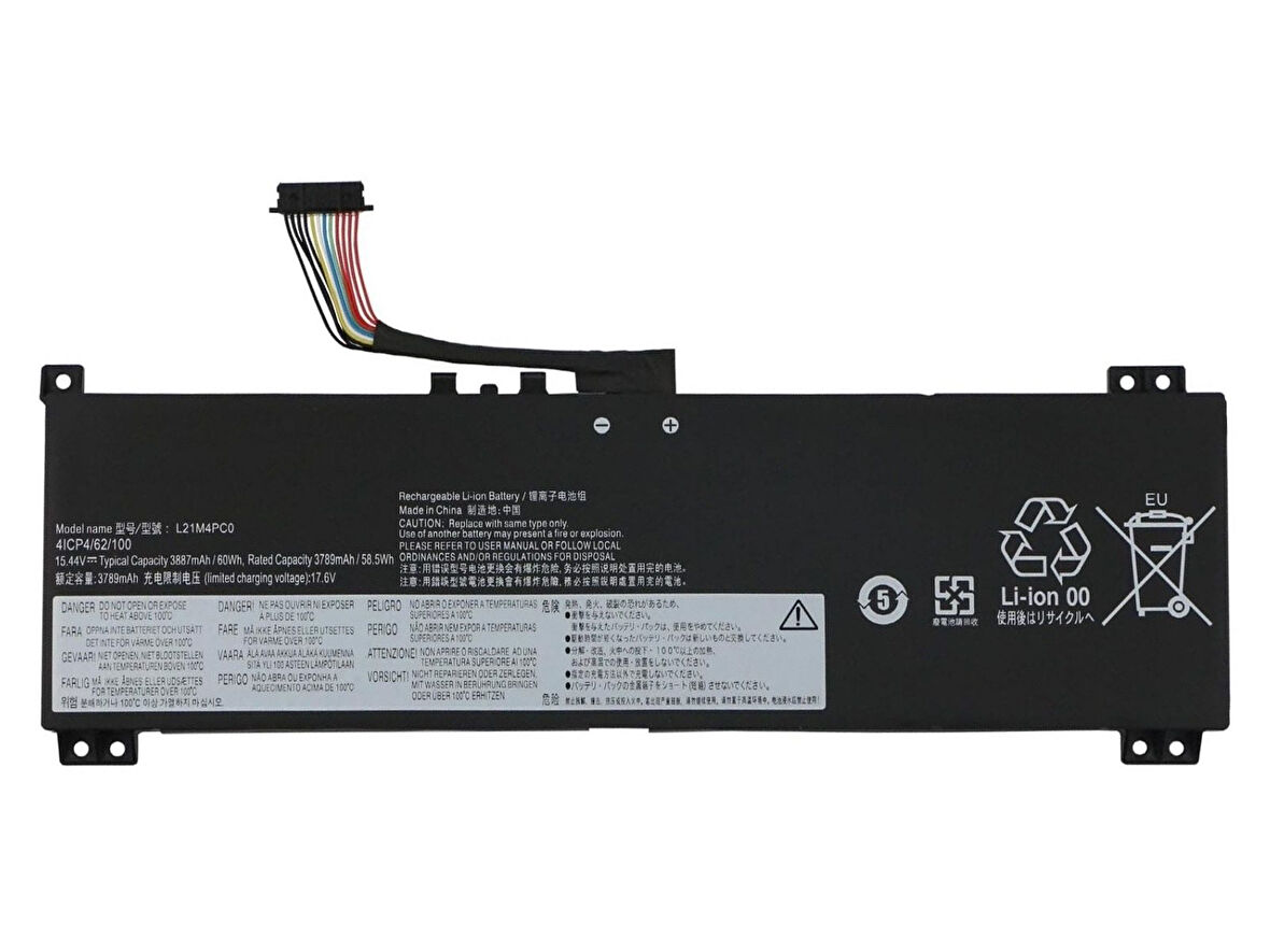 RETRO Lenovo Legion 5-15ARP8, L21M4PC0 Notebook Bataryası