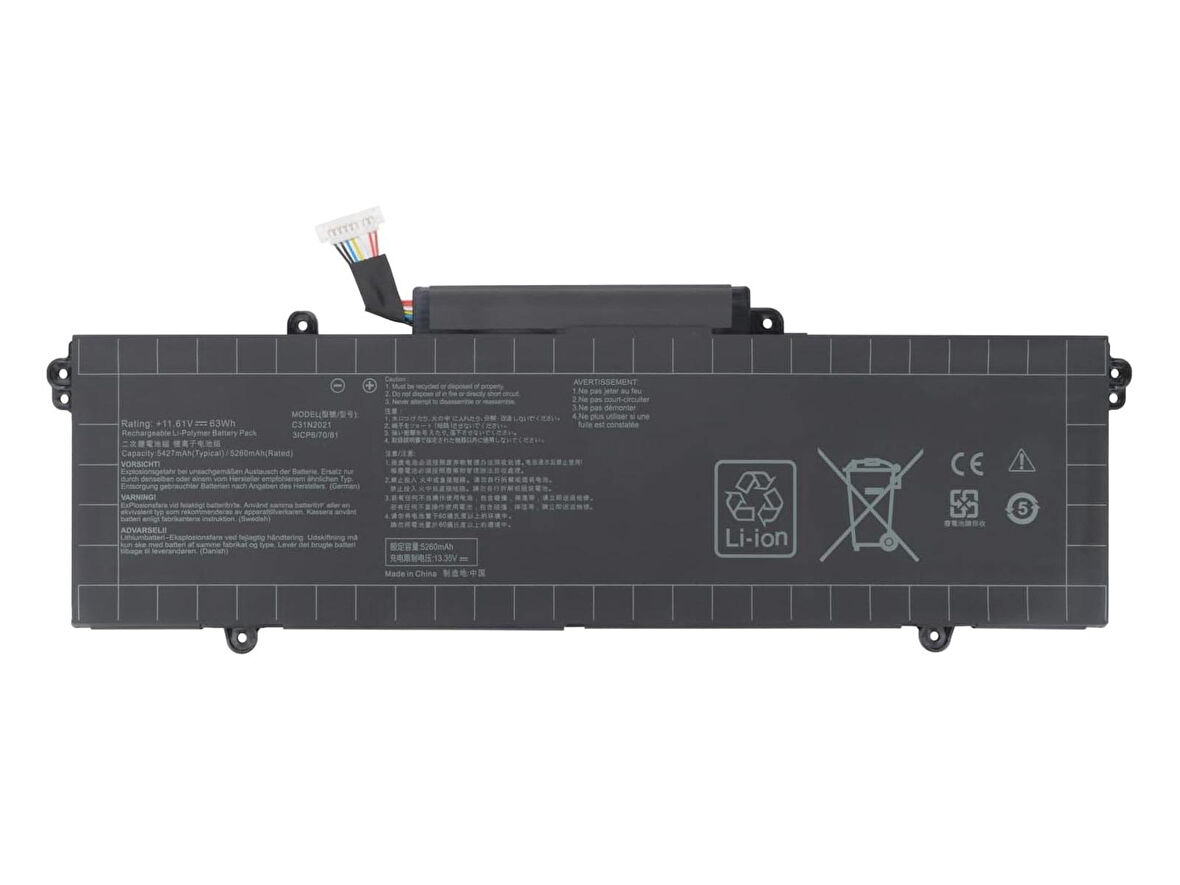 RETRO Asus UX5401E, C31N2021 Notebook Bataryası