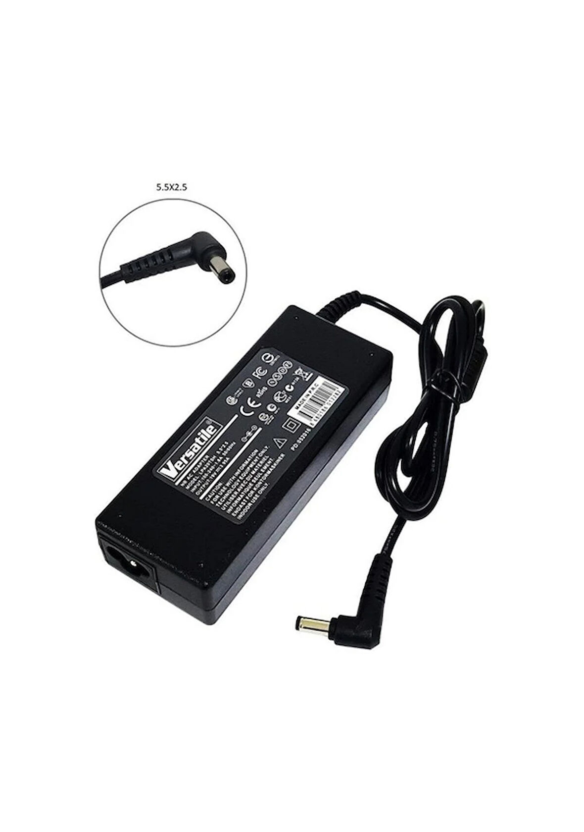 Versatile LPA05HP Uyumlu 19V 4.74A 5.5*2.5mm Notebook Adaptör