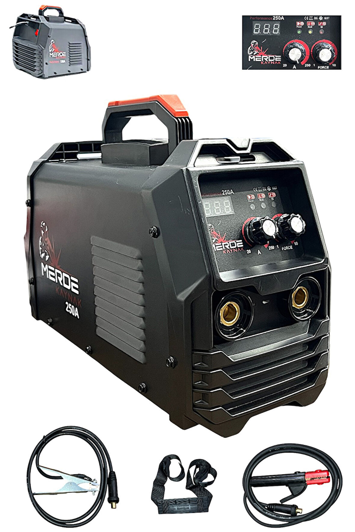 250 Amper Yeni Nesil Tam Profesyonel Dijital Göstergeli İnvertör Kaynak Makinesi Orjinal Amper