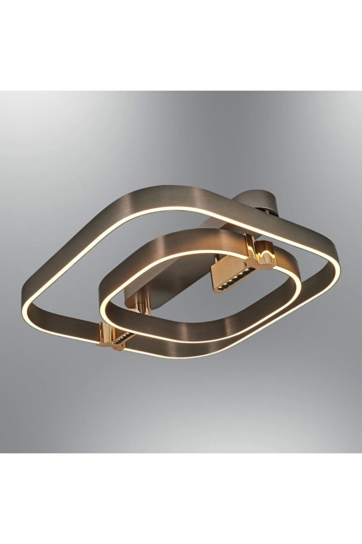 Platin 2 Li Kare Plafonyer Led Avize