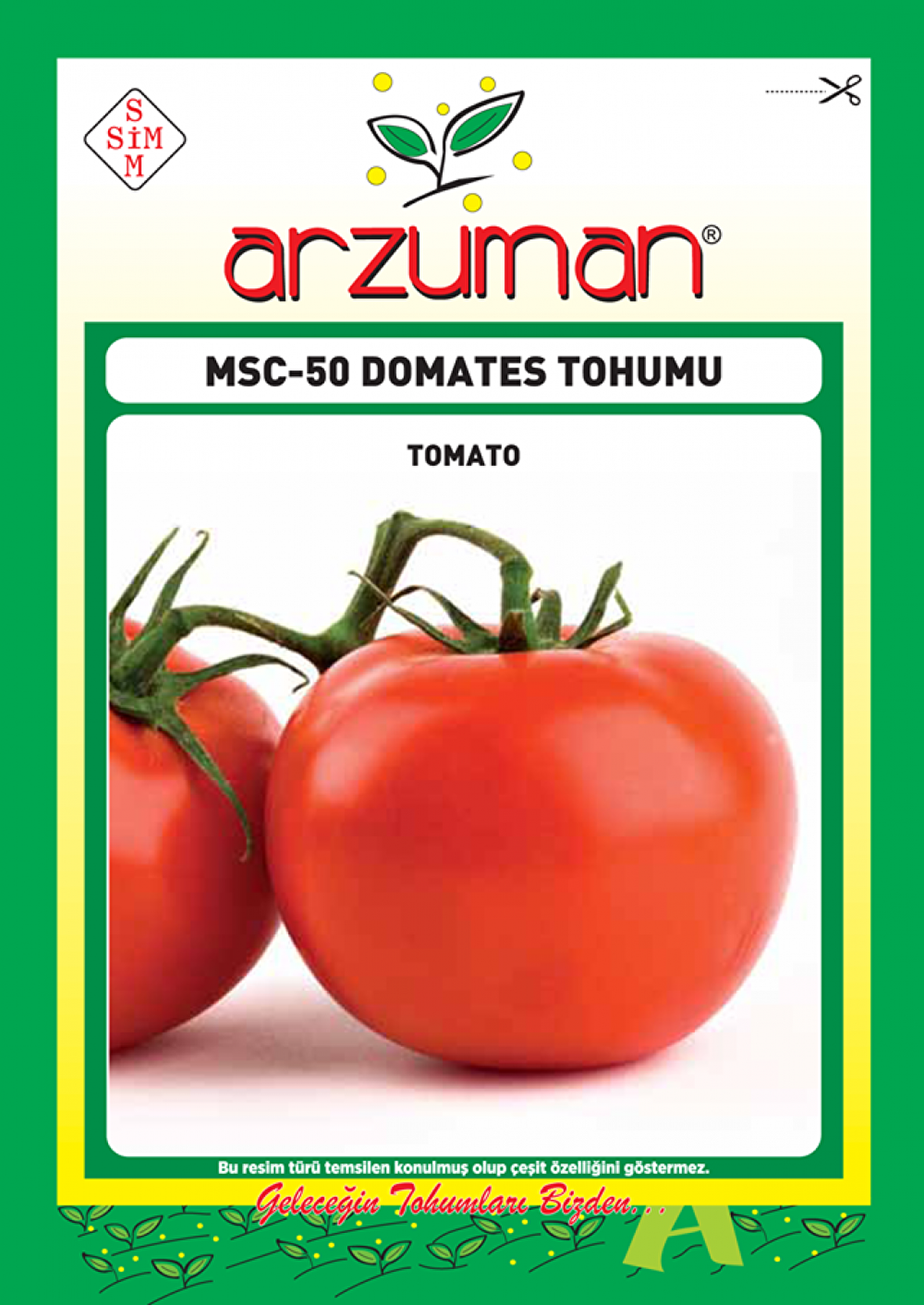 MSC-50 DOMATES TOHUMU 5 GR ORT 2000 TOHUM