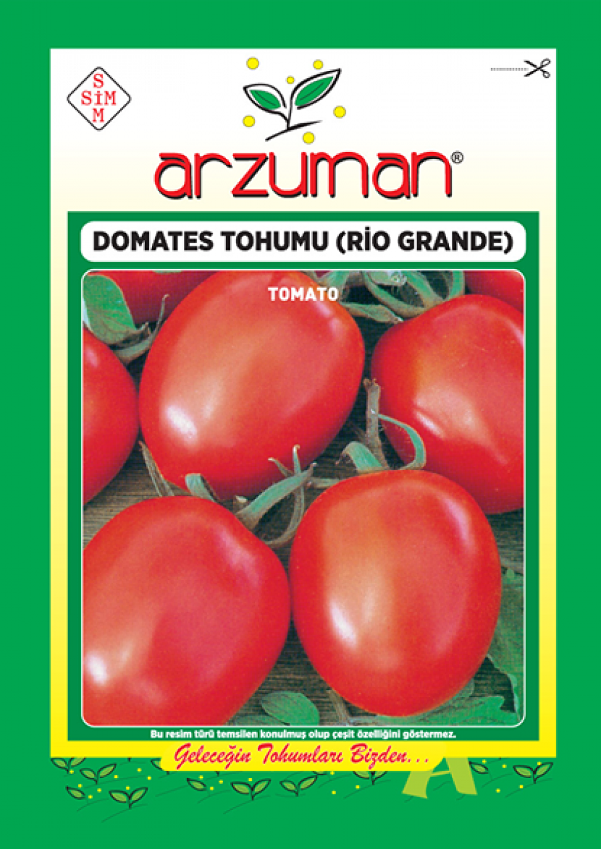 RİO GRANDE DOMATES TOHUMU 5 GR ORT 2000 AD TOHUM