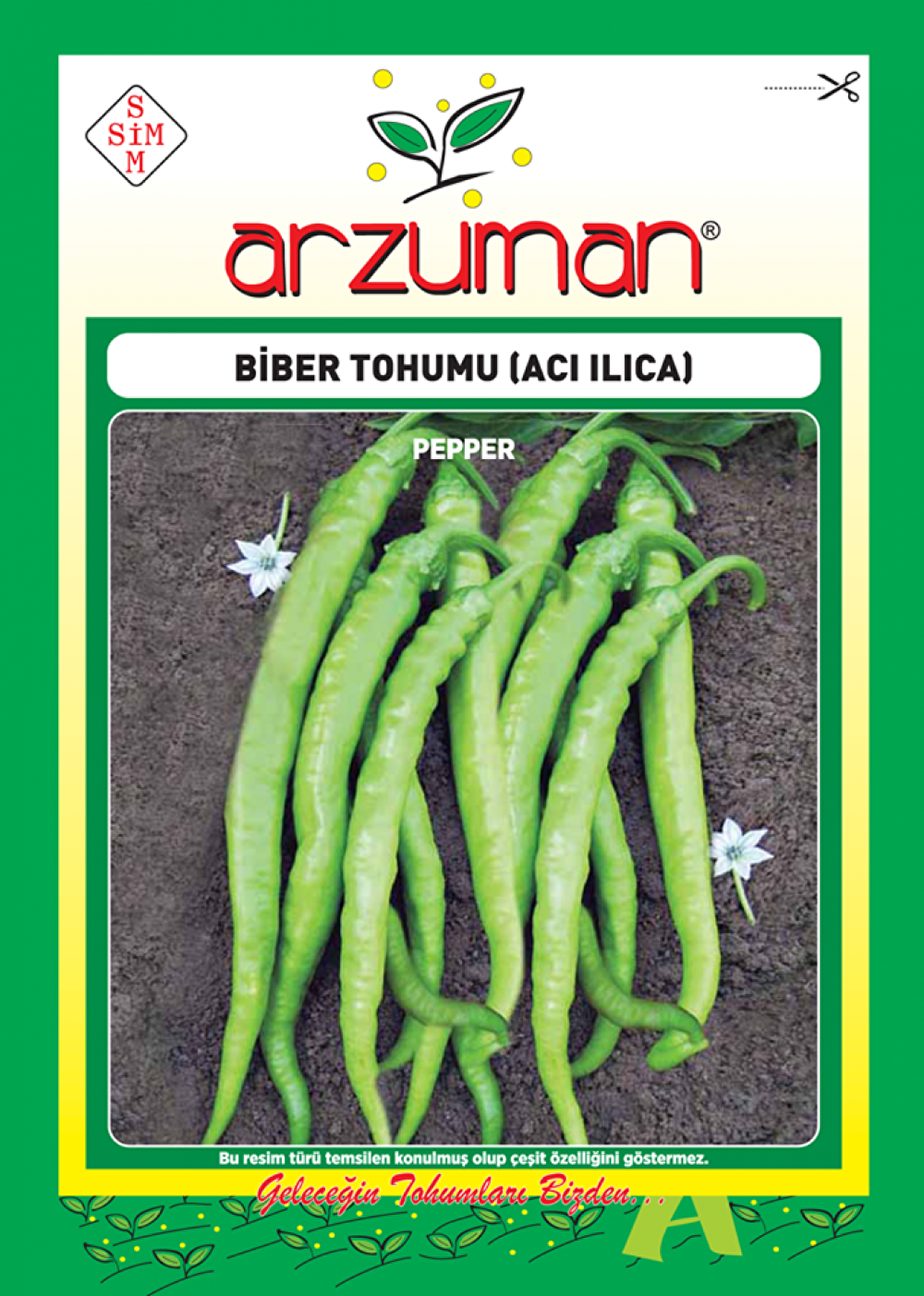 ACI ILICA BİBER TOHUMU 10 GR ORT 1200 AD TOHUM