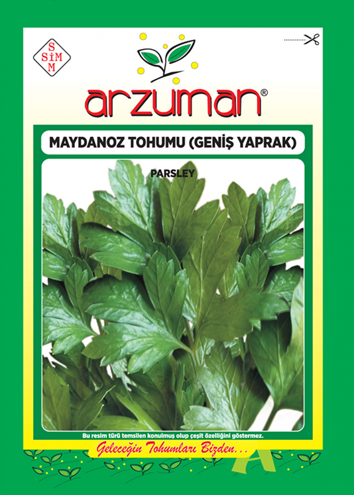 MAYDANOZ TOHUMU 25 GR ORT 12500 AD TOHUM