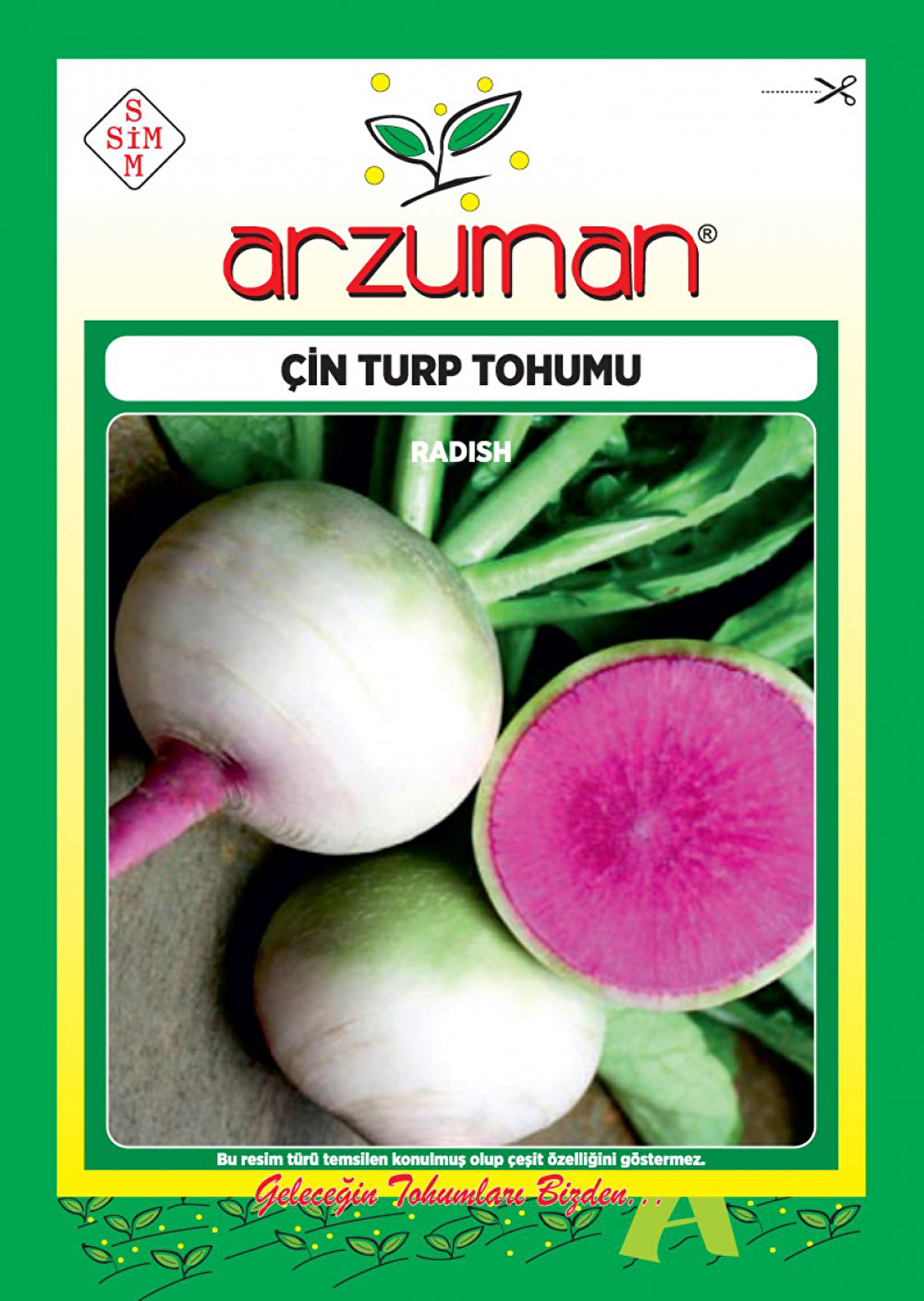 ÇİN TURP TOHUMU 10 GR ORT 900 AD TOHUM