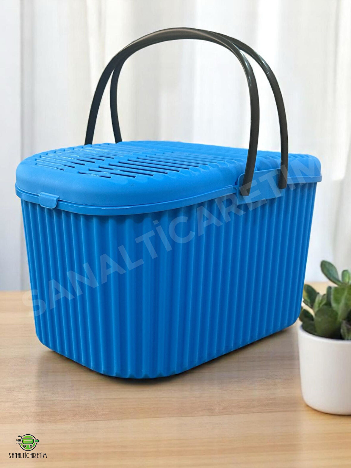 Mavi Piknik Sepeti 30 lt.