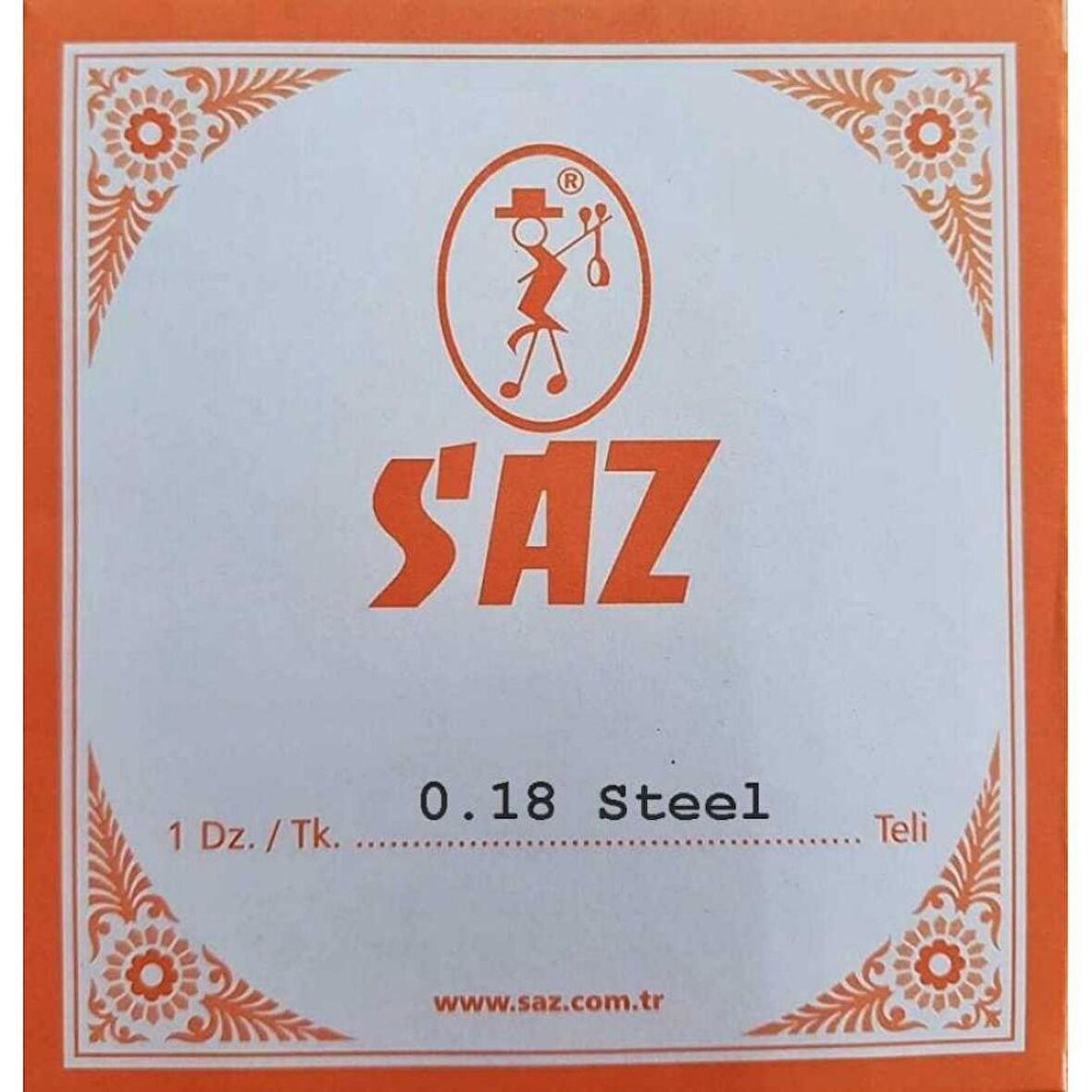 SAZ STC18 Saz Teli Düzine 0.18mm