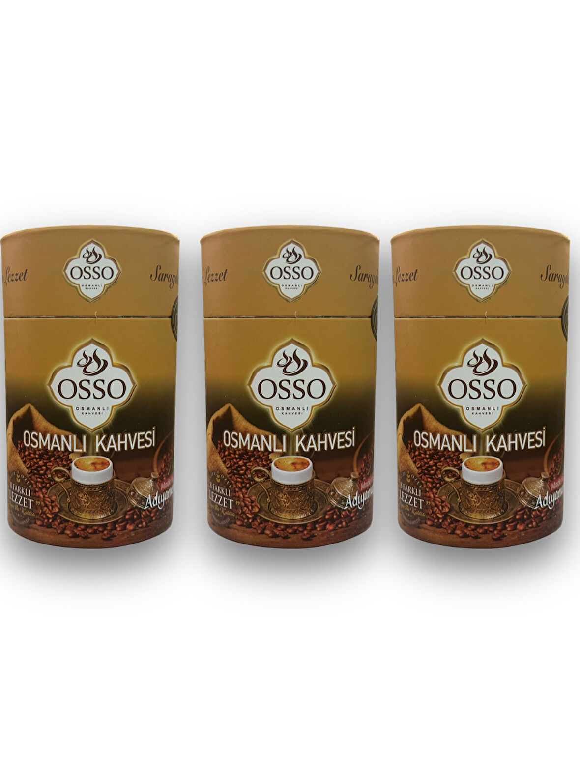 Osso 3’lü Silindir Osmanlı Kahvesi(3X200=600gr)