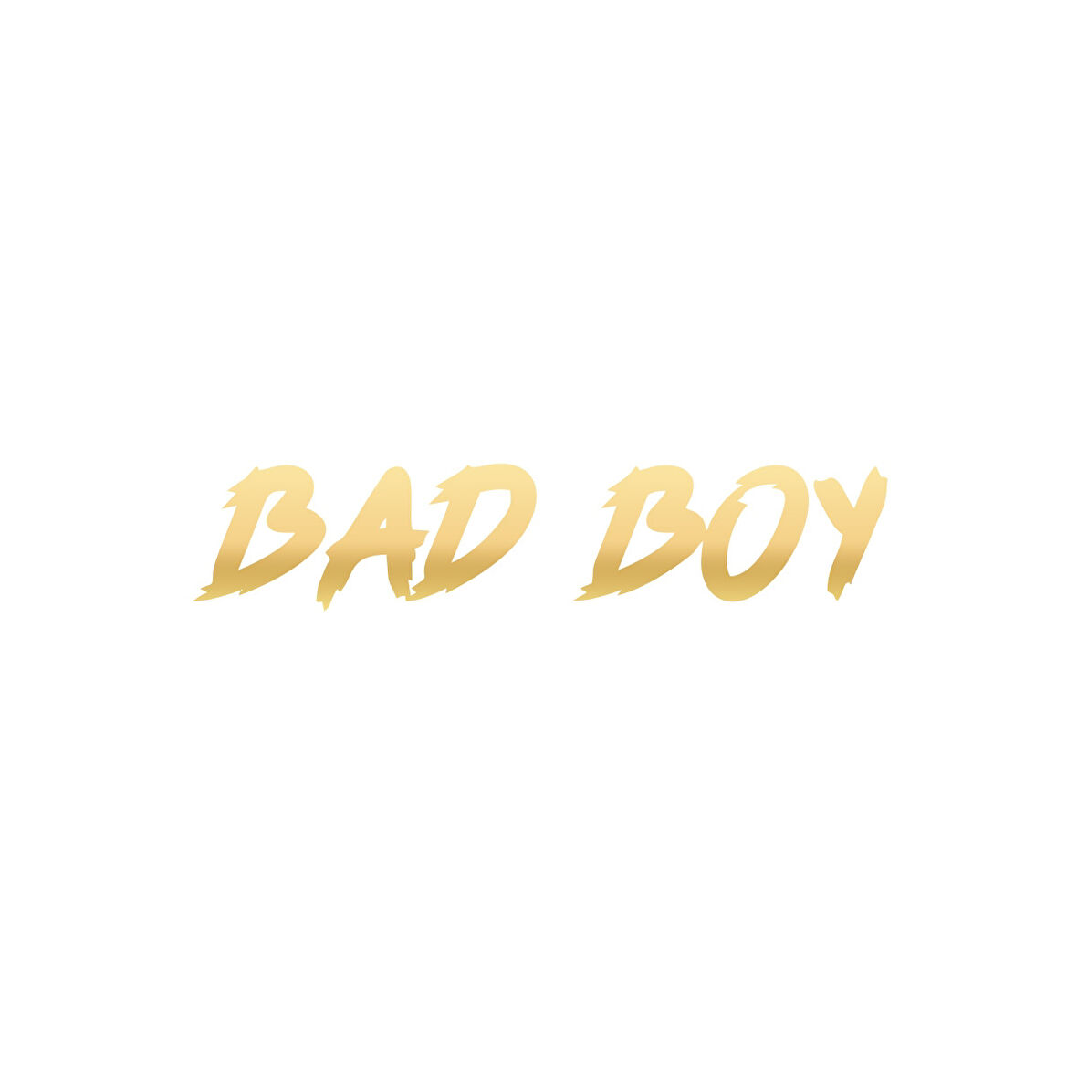 Bad Boy Araba Sticker 17x17 Cm Gold