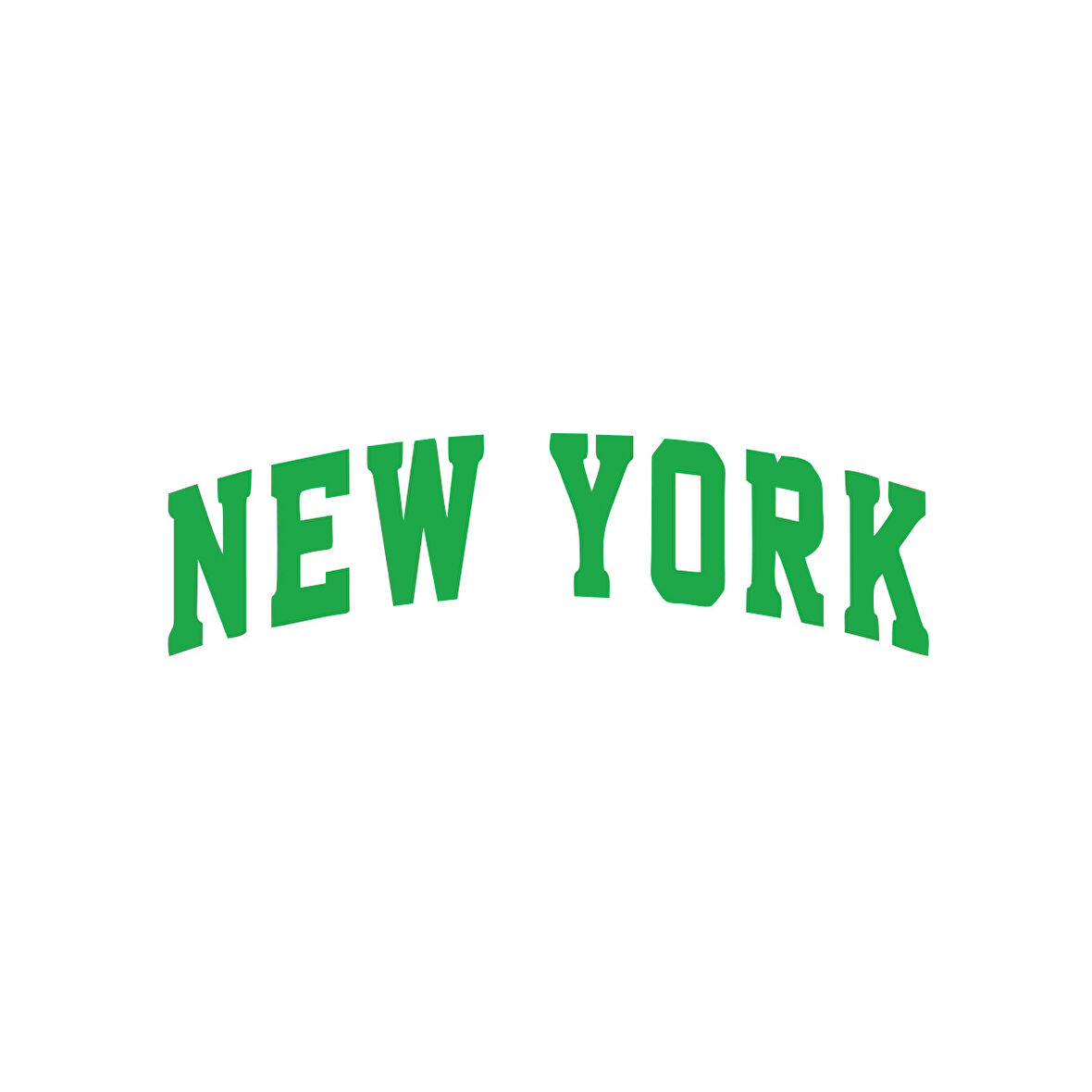 New York Araba Sticker 17x17 Cm Yeşil