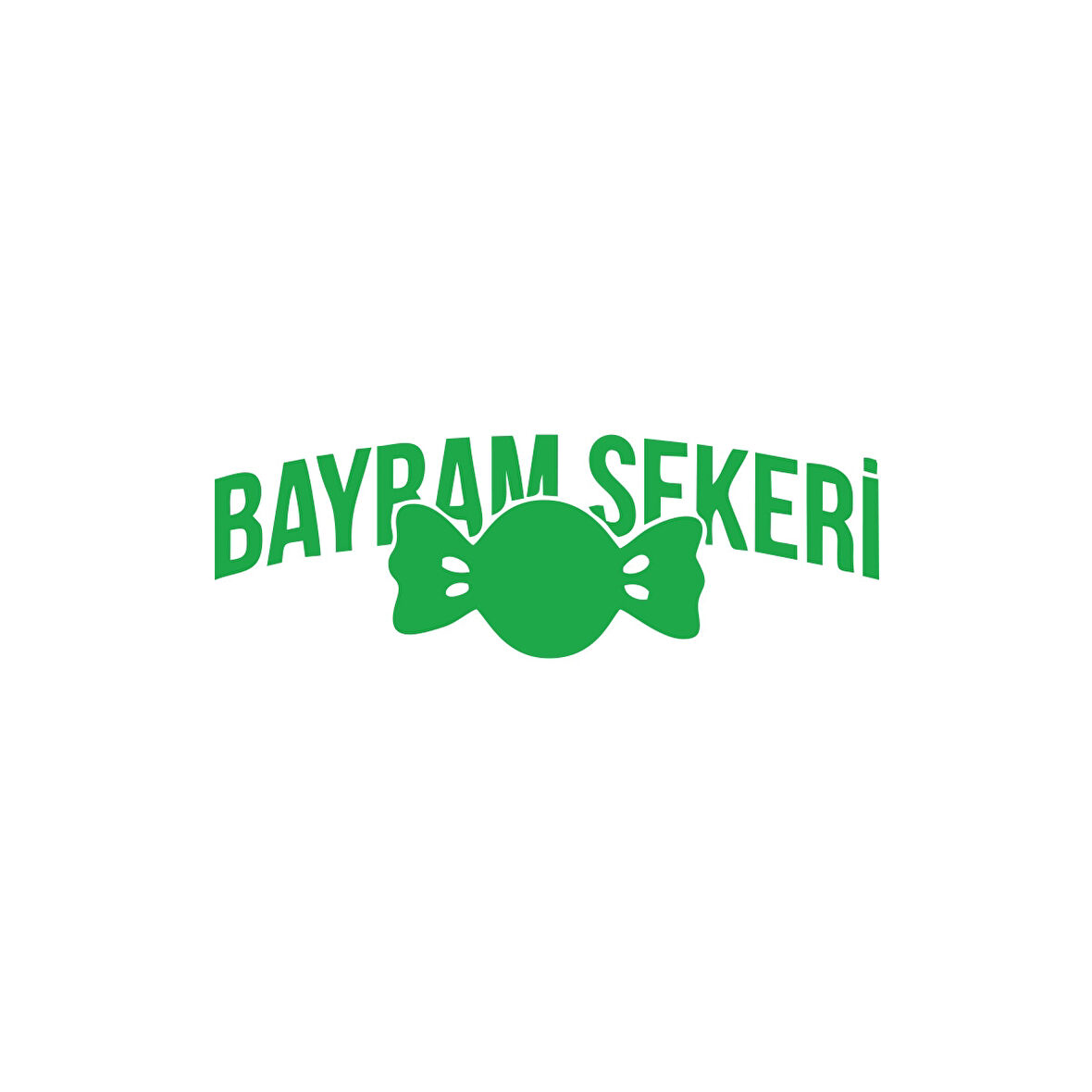 Bayram Şekeri Araba Sticker 17x17 Cm Yeşil