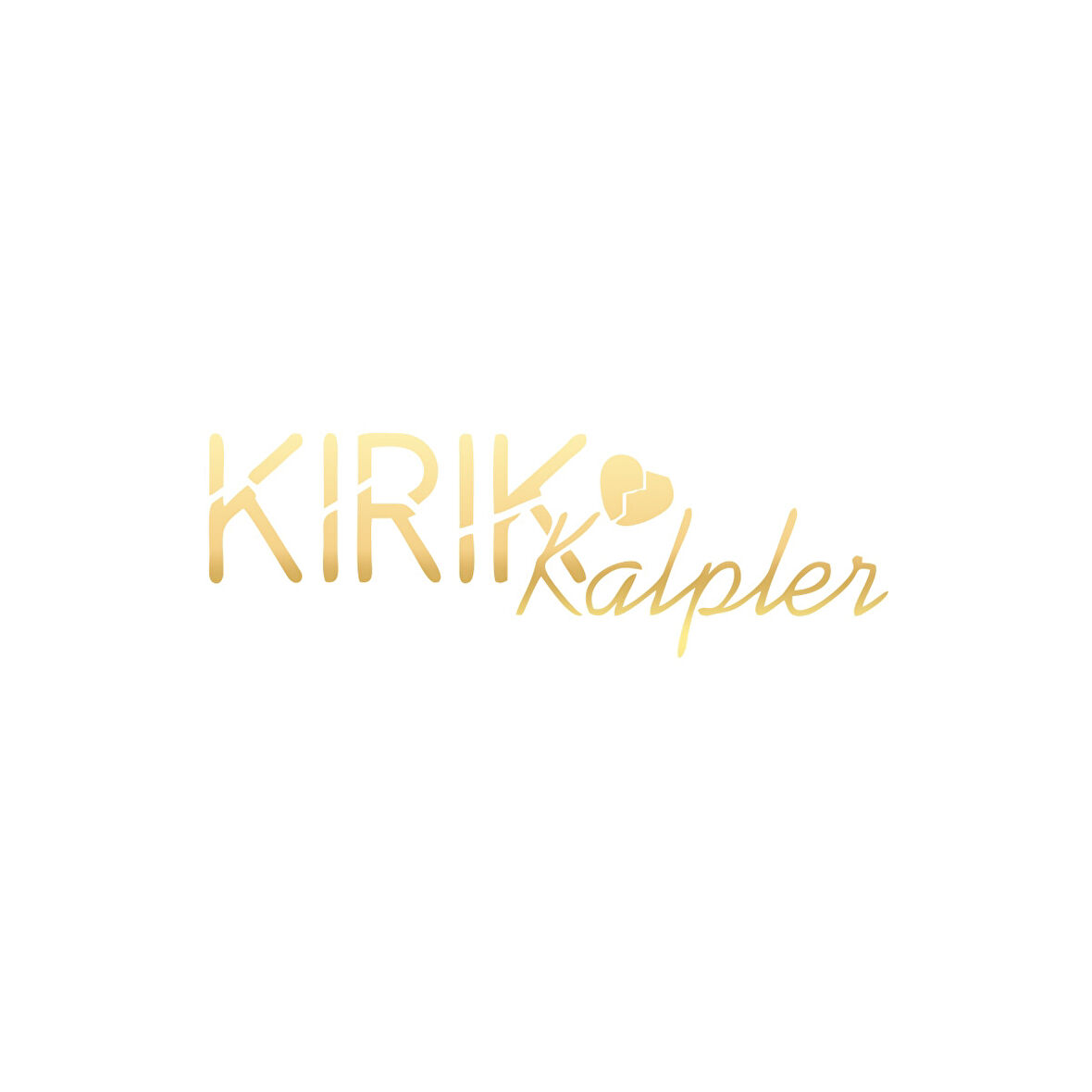 Kırık Kalpler Araba Sticker 17x17 Cm Gold