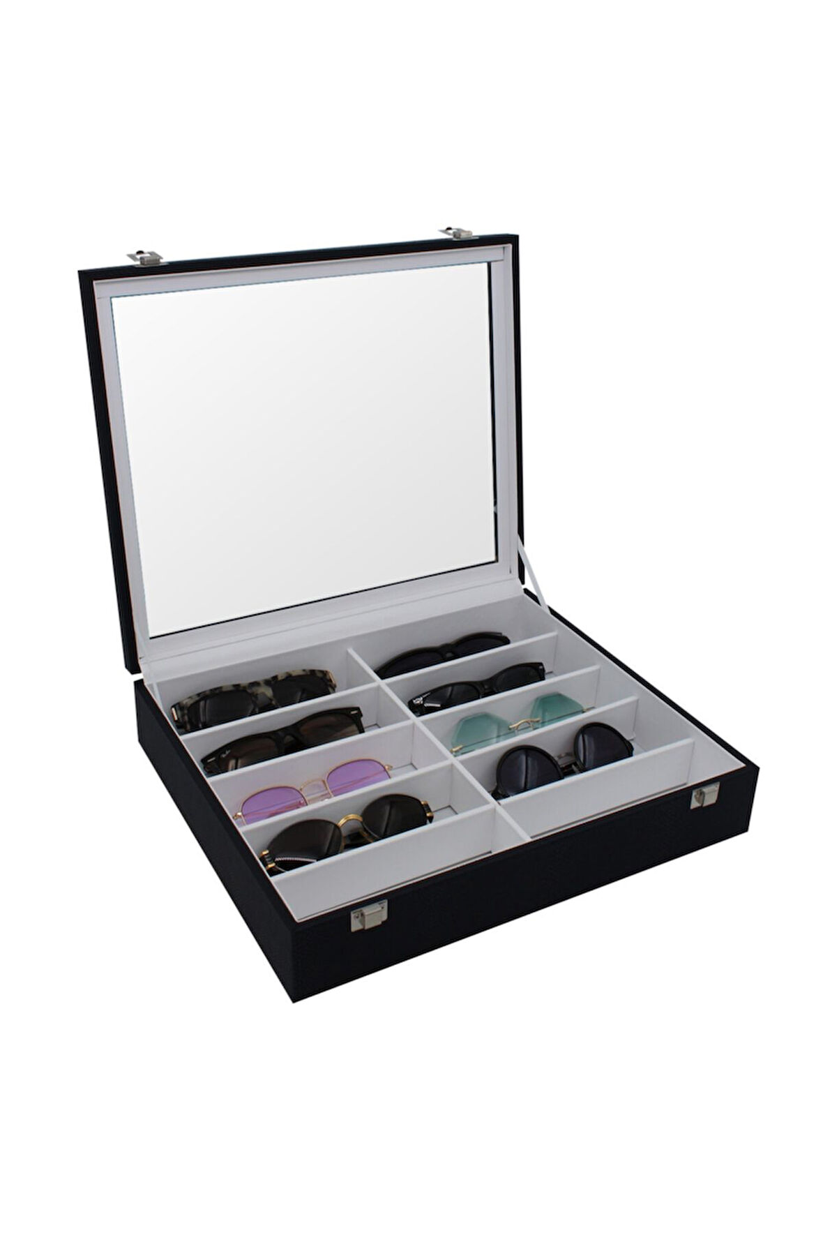 Gözlük Kutusu 10'lu Navy Blue Içi Beyaz