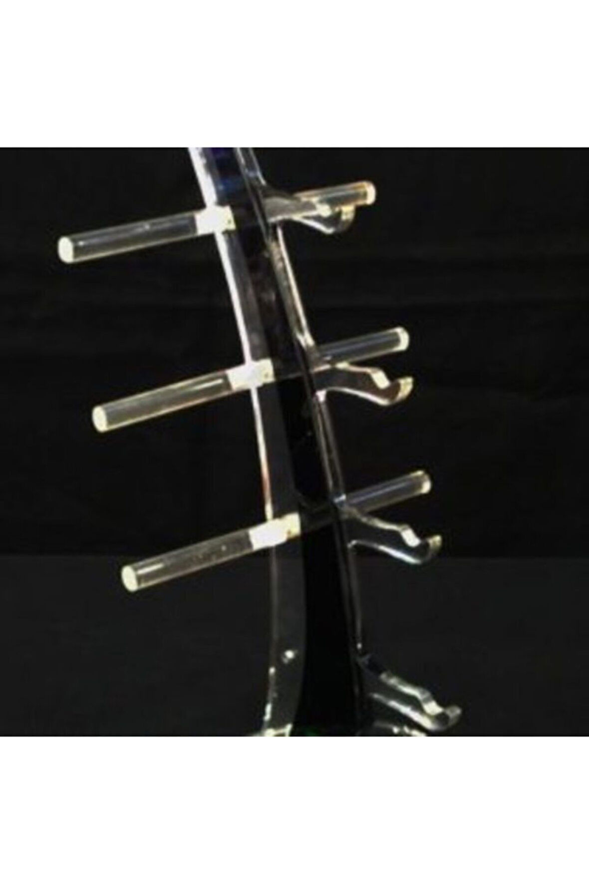 Gözlük Standı Pleksi Yelken Model Siyah