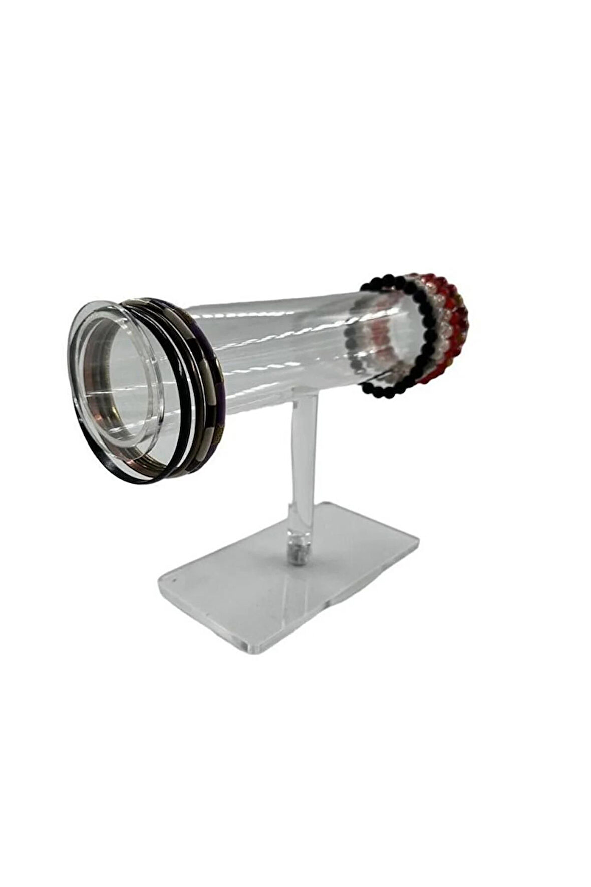 Silindir Pleksi Bileklik Standı Tekli