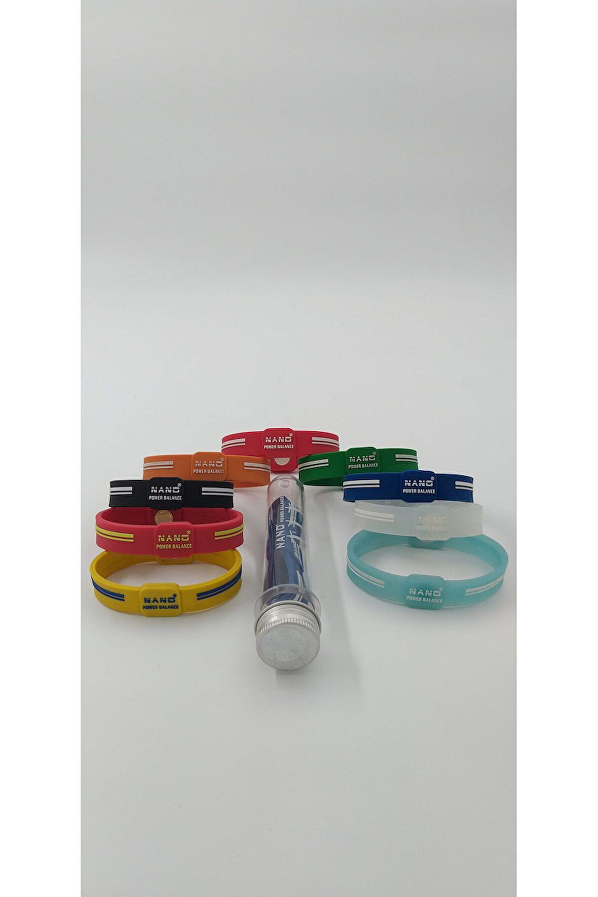 Nano Power Balance Denge Bilekliği Siyah Beyaz