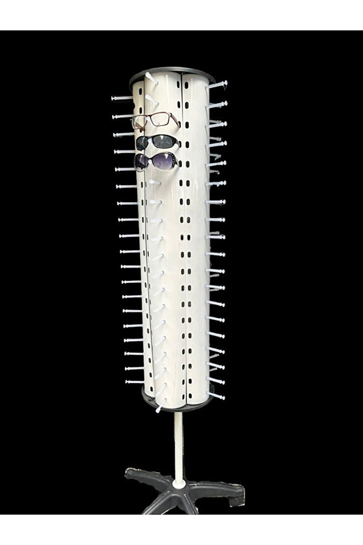 Gözlük Standı 133'lü Metal Ayaklı Dönerli Model