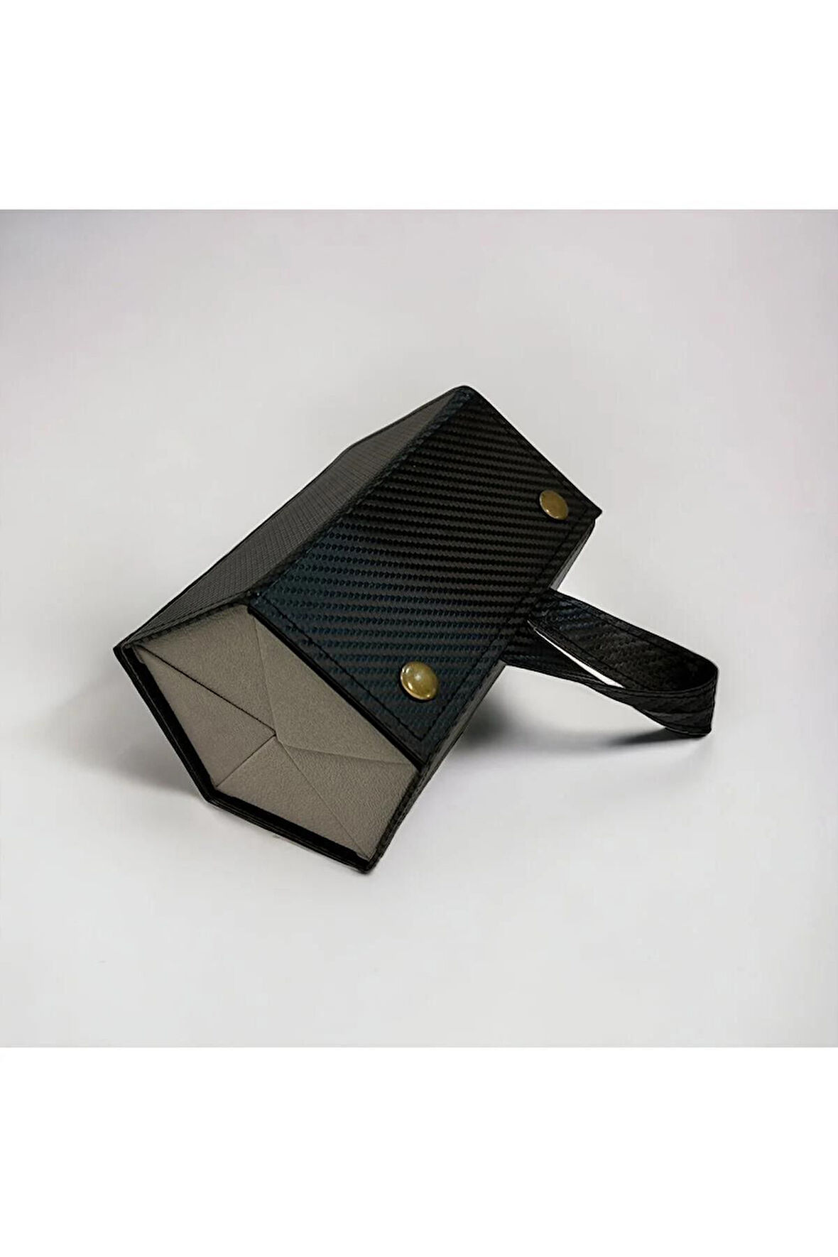 Gözlük Çantası Karbon Kaplama 5'li Siyah