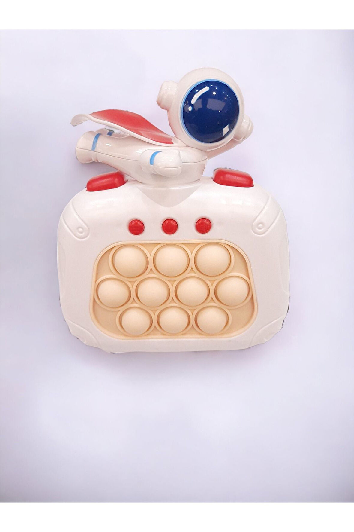 Elektronik Popit, Quick Push Konsol Uçan Astronot Model Beyaz