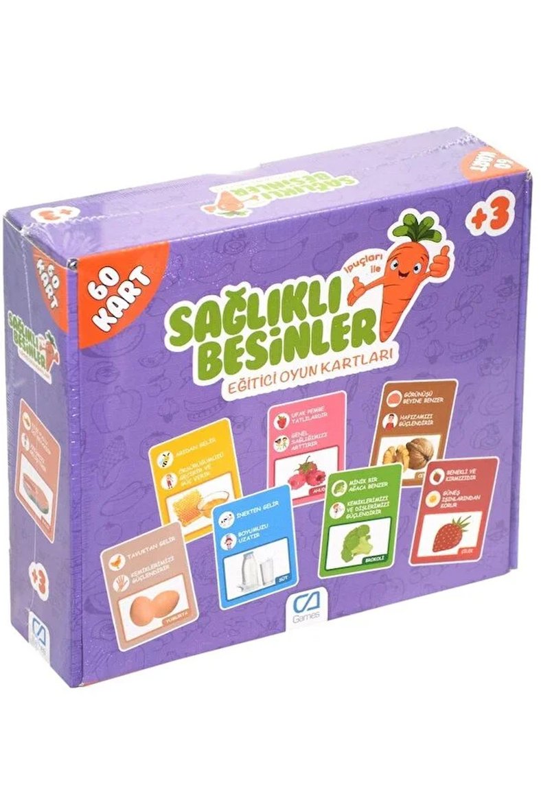 Ca Games Marka: Ca Games Sağlıklı Besinler Eğitici Oyun 60 Kart 5106 Kategori: Oyun Setler