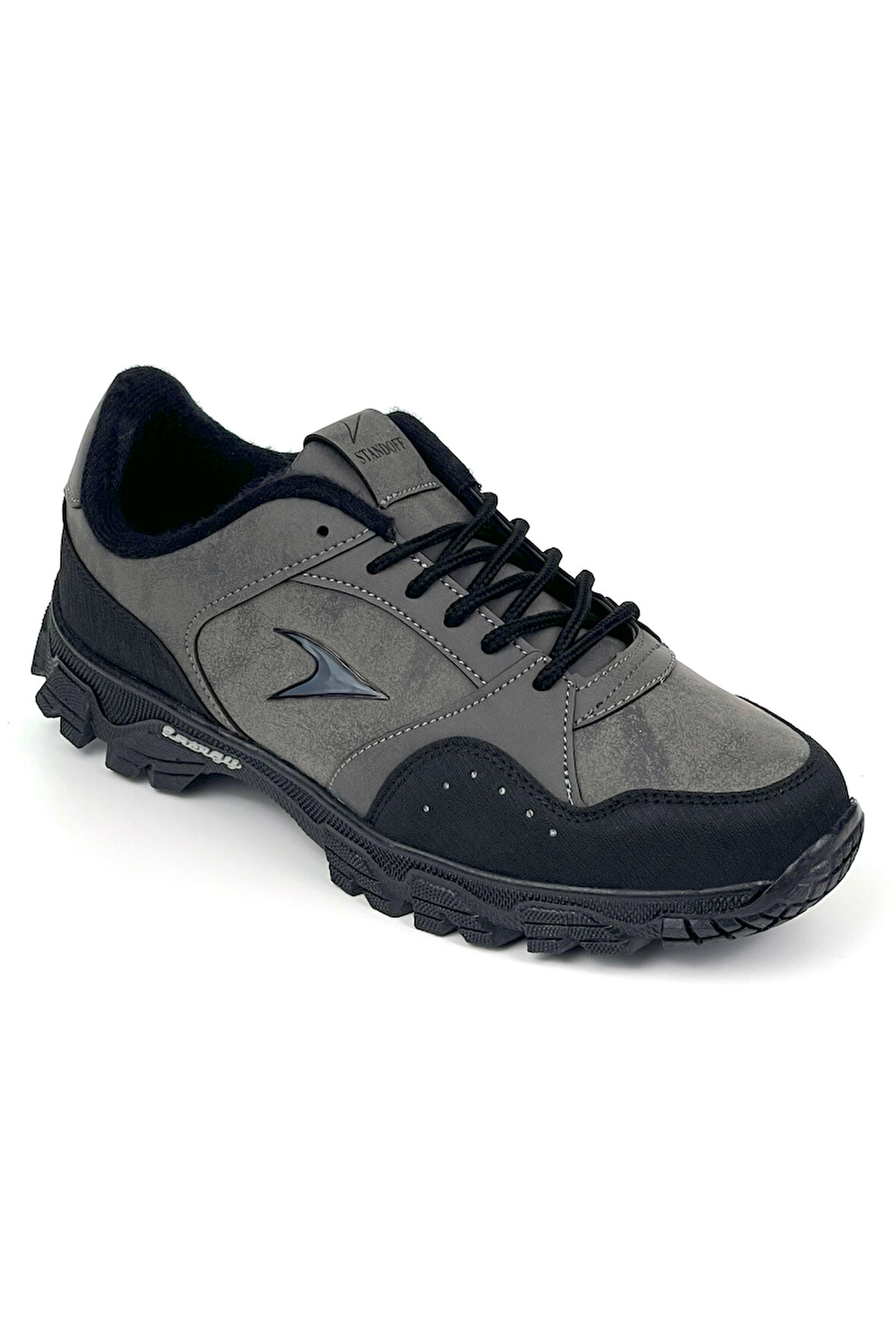 Erkek Gri Su ve Soğuğa Karşı Dayanıklı Kışlık Outdoor Ayakkabısı