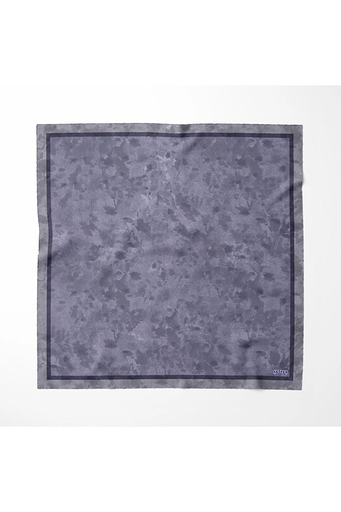 İpek Twill Eşarp - Mermer Desen
