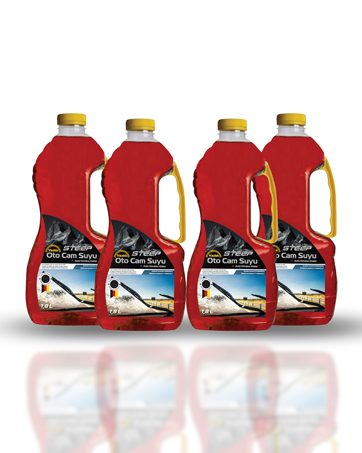 STEEP Oto Yazlık Cam Suyu 1.8 Lt 4 Adet