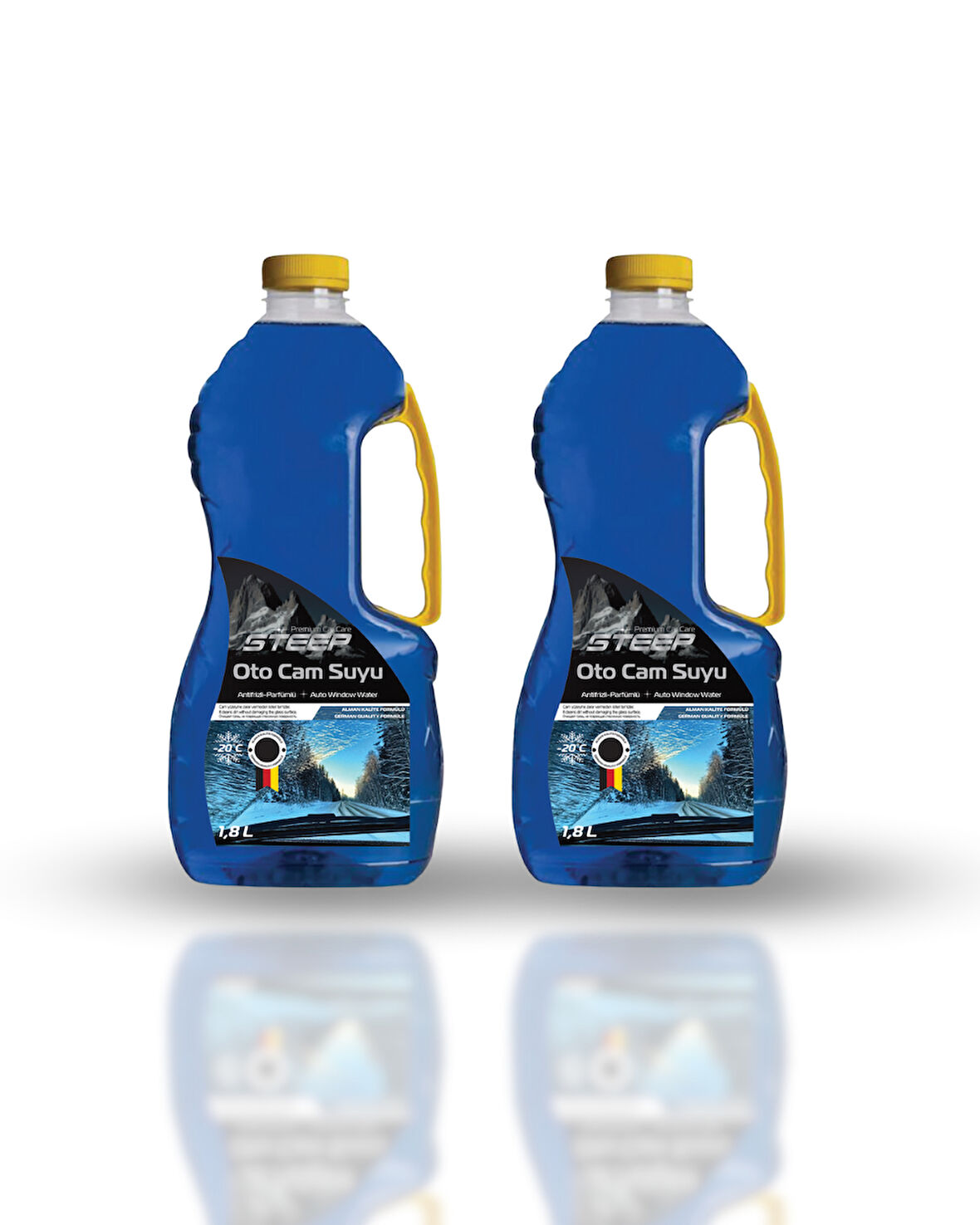STEEP Oto Cam Suyu -20 Derece Antifriz İçerikli 1.8 Lt 2 Adet