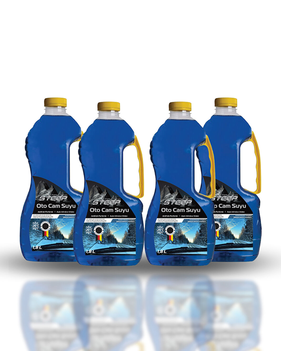 STEEP Oto Cam Suyu -20 Derece Antifriz İçerikli 1.8 Lt 4 Adet