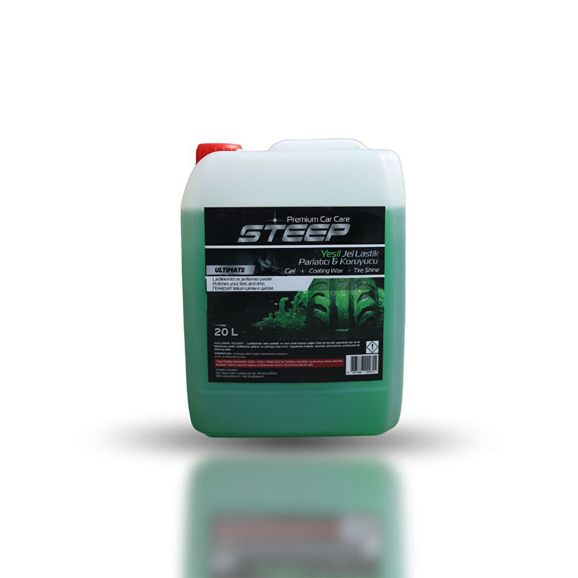 STEEP Ultimate Jel Lastik Parlatıcı Yeşil 20 Lt