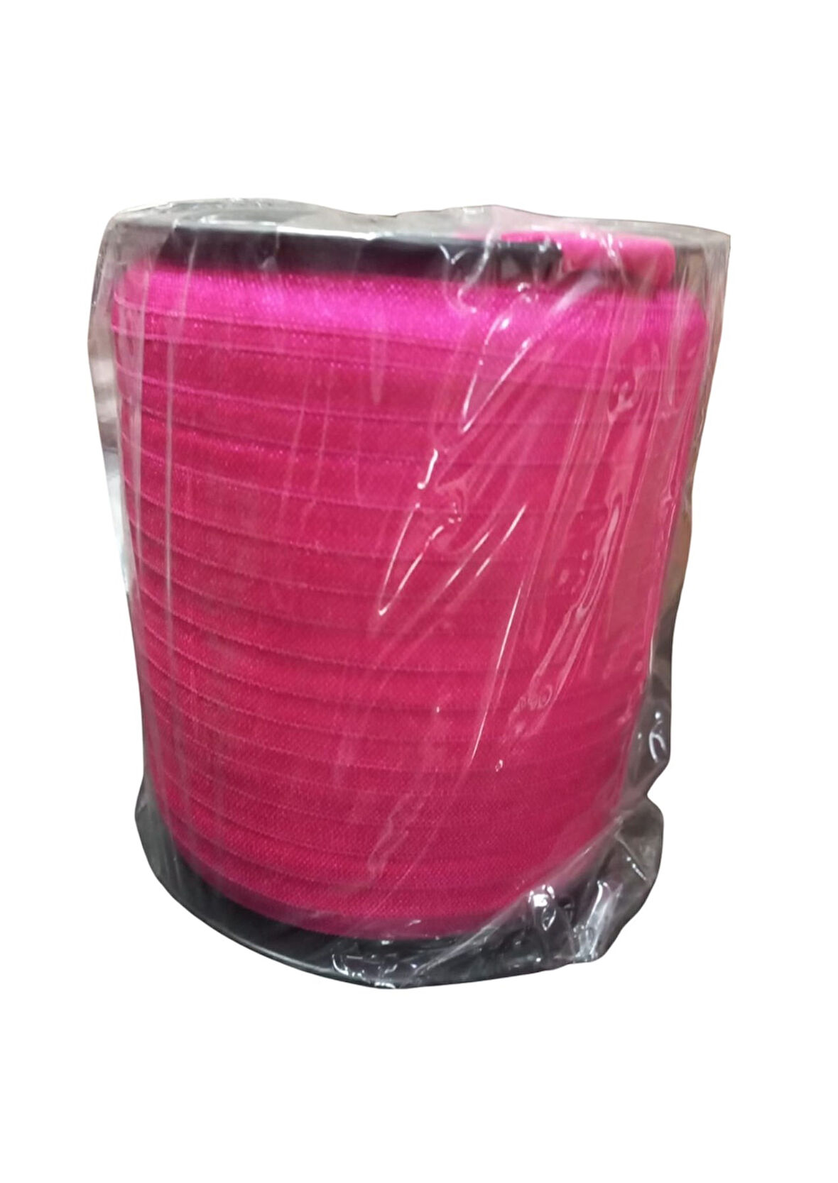 Çamaşır Lastiği Düz 1 cm  1 Metre Fuşya